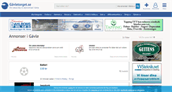 Desktop Screenshot of gavletorget.se